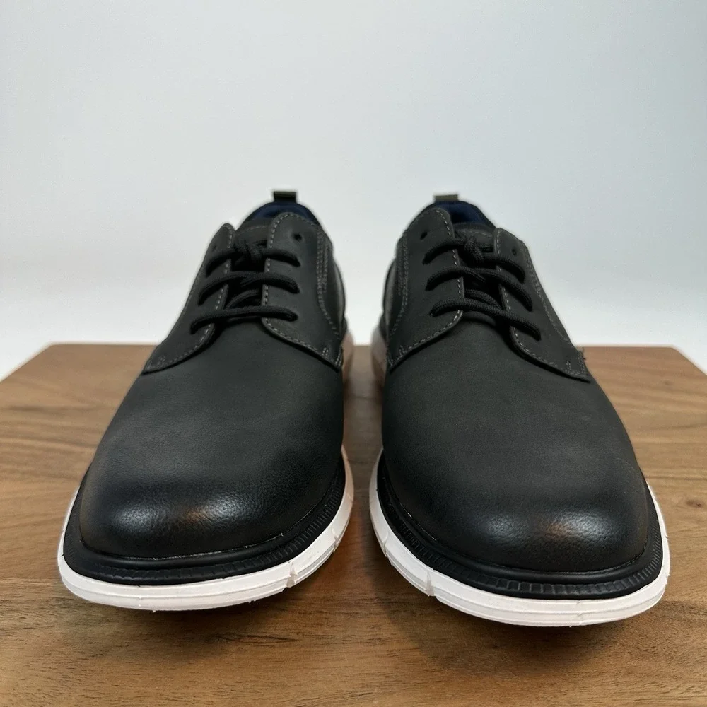NEW Mens Dockers‎ Fontera 24 Lace Up Casual Dress Shoes Black Size 8
